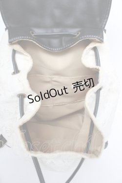 画像3: axes femme / 総レースリュック  白 Y-25-10-18-040-AX-BG-SZ-ZY