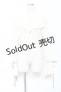 axes femme / ショート丈ニットボレロ M 生成り Y-25-10-20-005-AX-TO-SZ-ZY