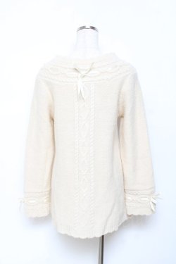 画像2: axes femme / ニットトップス M 生成り Y-25-10-20-041-AX-TO-SZ-ZY