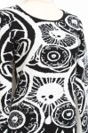 画像3: KILL STAR / My Eye Sweater Dress S 白×黒 Y-25-10-20-056-SL-OP-SZ-ZT630 (3)