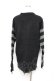 画像2: KILL STAR / Libi Sweater S グレー×ブラック Y-25-10-20-058-SL-TO-SZ-ZY (2)