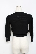 画像2: Mischief Made / Showgirls Cardigan S 黒 Y-25-10-20-060-LO-TO-SZ-ZI (2)