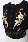 画像3: Mischief Made / Showgirls Cardigan S 黒 Y-25-10-20-060-LO-TO-SZ-ZI (3)