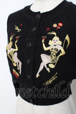 画像3: Mischief Made / Showgirls Cardigan S 黒 Y-25-10-20-060-LO-TO-SZ-ZY