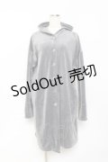 NieR Clothing / GRAY VELVET STYLISH LONG COAT  グレー Y-25-10-20-062-PU-CO-SZ-ZY