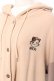 画像3: NieR Clothing / ミケ 裏起毛スウェットカーディガン  ベージュ Y-25-10-20-063-PU-TO-SZ-ZY (3)