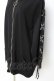 画像3: NieR Clothing / LACE-UP ZIP　パーカー F 黒 Y-25-10-20-065-PU-TO-SZ-ZY (3)