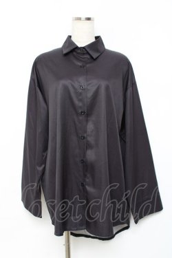 画像1: NieR Clothing / 擬人化デザインシャツ  黒 Y-25-10-20-066-PU-BL-SZ-ZY
