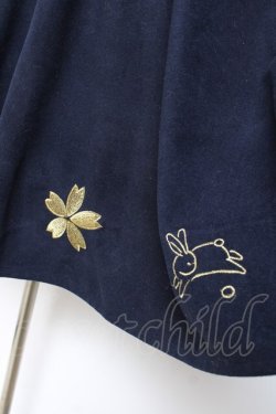 画像3: 逗醤 / 刺繍入りチャイナワンピース  紺 Y-25-10-20-069-LO-OP-SZ-ZY