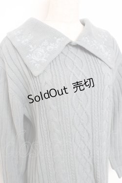 画像3: axes femme / 襟デザインニットワンピース F ミント Y-25-10-20-071-AX-OP-SZ-ZI