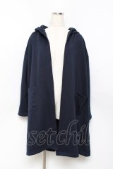 axes femme / 袖刺繍コーデイガン F 紺 Y-25-10-20-080-AX-TO-SZ-ZY