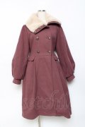 axes femme POETIQUE / アシメナポレオンロングコート  ピンク Y-25-10-20-082-AX-CO-SZ-ZY