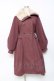 画像1: axes femme POETIQUE / アシメナポレオンロングコート  ピンク Y-25-10-20-082-AX-CO-SZ-ZY (1)
