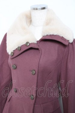 画像4: axes femme POETIQUE / アシメナポレオンロングコート  ピンク Y-25-10-20-082-AX-CO-SZ-ZY