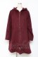 画像1: axes femme / ZIPアップコーディガン M ワイン Y-25-10-20-084-AX-JA-SZ-ZY (1)