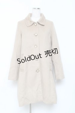 画像1: axes femme / レース襟コート M キャメル Y-25-10-20-085-AX-CO-SZ-ZI