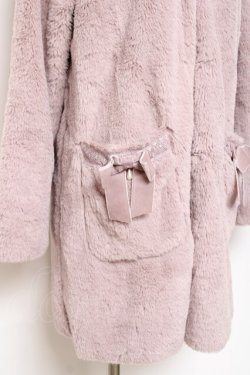 画像3: axes femme POETIQUE / フェイクファーロングコート M ラベンダー Y-25-10-20-086-AX-CO-SZ-ZY