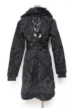 画像2: POIZEN INDUSTRIES / 刺繍コート M 黒 Y-25-10-20-089-PU-CO-SZ-ZY