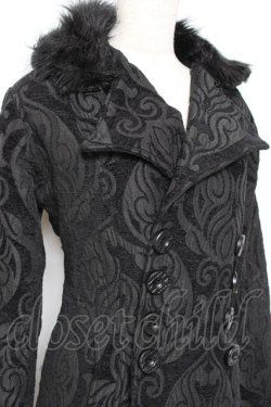画像3: POIZEN INDUSTRIES / 刺繍コート M 黒 Y-25-10-20-089-PU-CO-SZ-ZY