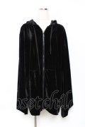 KILL STAR / Eclipse The Sun Cloak Hooded cape M ブラック Y-25-10-20-091-SL-JA-SZ-ZY