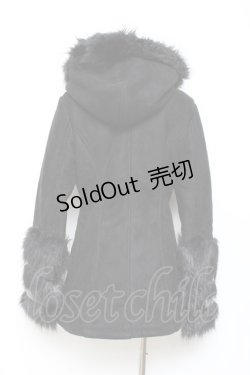 画像2: KILLSTAR / FLIES BY NIGHT FAUX-FUR COAT　コート S 黒 Y-25-10-20-093-PU-CO-SZ-ZY