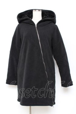 画像1: Restyle / 斜めZIPブルゾン S 黒 Y-25-10-20-097-GO-CO-SZ-ZY