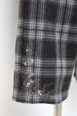 画像3: axes femme / 裾刺繍ストレートカットパンツ L グレー Y-25-10-20-101-AX-PA-SZ-ZI (3)