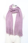 画像1: 【SALE】axes femme POETIQUE / プレーンニットマフラー  ピンク Y-25-10-20-002-AX-ZA-SZ-ZT486 (1)
