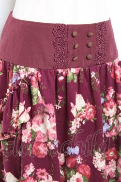画像3: axes femme / ニットスカート  ワイン Y-25-10-20-106-AX-SK-AS-ZY