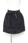 画像1: axes femme POETIQUE / モールニット風ミニスカート M 黒Y-25-10-20-109-AX-SK-SZ-ZT591 (1)