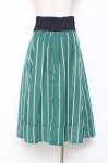 画像2: axes femme / ビット付ハイウエストスカート  グリーン Y-25-10-20-110-AX-SK-SZ-ZI (2)