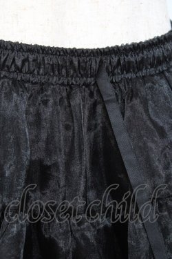 画像3: axes femme kawaii / ミディオーガンジーパニエ M 黒 Y-25-10-20-112-AX-SK-SZ-ZY