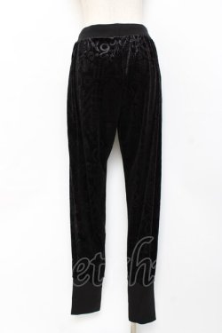 画像2: KILL STAR / Mind Melt Velvet Joggers S ブラック Y-25-10-20-118-SL-PA-SZ-ZY
