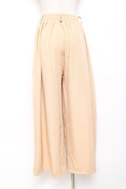 画像2: NieR Clothing / ミケ刺繍ワイドパンツ  ベージュ Y-25-10-20-123-PU-PA-SZ-ZY