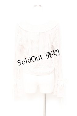 画像2: axes femme / ショート丈ニットボレロ M 淡ピンク Y-25-10-20-015-AX-TO-SZ-ZY