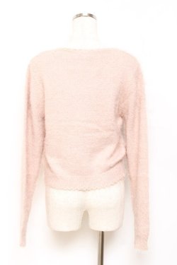 画像2: axes femme / モチーフレース付きカーデ M アワピンク Y-25-10-20-019-AX-TO-SZ-ZY