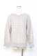 画像2: axes femme / Vネックツイードニット F グレー Y-25-10-20-027-AX-TO-SZ-ZY (2)
