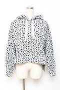 axes femme POETIQUE / ダルメシアン柄カットパーカー M グレー Y-25-10-20-028-AX-TO-SZ-ZY