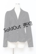axes femme / カットテーラージャケット L 黒 Y-25-10-20-034-AX-JA-SZ-ZY