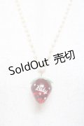 BABY,THE STARS SHINE BRIGHT / Strawberryネックレス  赤 Y-25-10-25-005-BA-AC-SZ-ZY