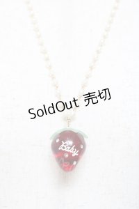 BABY,THE STARS SHINE BRIGHT / Strawberryネックレス  赤 Y-25-10-25-005-BA-AC-SZ-ZY