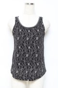 axes femme / オパールアウタータンク M 黒 Y-25-10-25-044-AX-TO-SZ-ZY