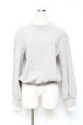 axes femme / ラメスウェット M ベージュ Y-25-10-25-047-AX-TO-SZ-ZY