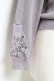 画像3: axes femme / モチーフ付き刺繍レースカーディガン M ラベンダー Y-25-10-25-049-AX-TO-SZ-ZY (3)