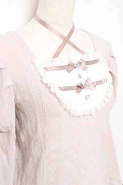 画像4: NOEMIE / フレアスリーブバックレースアップカットソー M ピンク Y-25-10-25-057-LO-TO-SZ-ZY