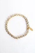 INGEBORG / ストーンブレスレット  ゴールド Y-25-10-25-007-LO-AC-SZ-ZY