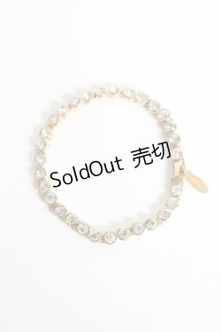 画像1: INGEBORG / ストーンブレスレット  ゴールド Y-25-10-25-007-LO-AC-SZ-ZY