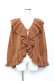 画像1: axes femme NOSTALGIE / ラッフルカーディガン M オレンジ Y-25-10-25-063-AX-OP-SZ-ZY (1)