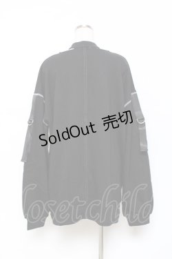 画像2: axes femme POETIQUE / チョーカー風ビックプル  黒 Y-25-10-25-064-AX-TO-SZ-ZY