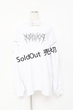 画像1: axes femme POETIQUE / チョーカー風ビックプル  白 Y-25-10-25-065-AX-TO-SZ-ZY